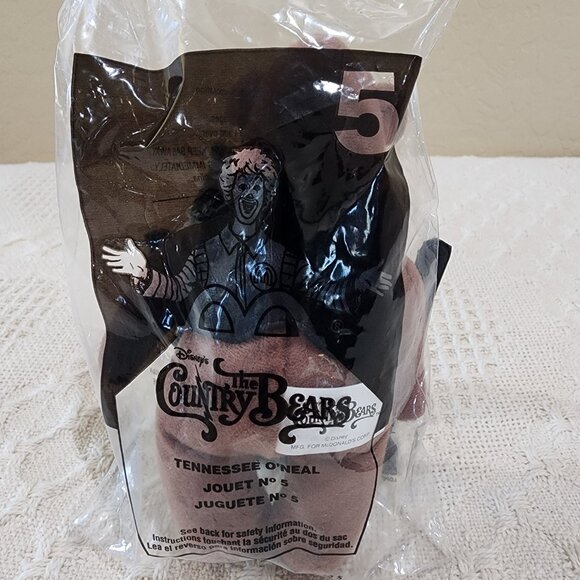 NIP - 2001 Disney The Country Bears TENNESSEE O'NEAL #5 McDonalds Happy Meal - Picture 5 of 7